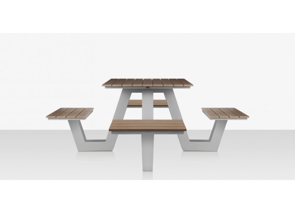 Source Furniture Vienna Square Picnic Table 