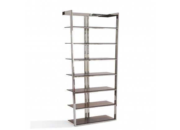 Bellini Modern Living Carraway Tall Display Unit, Front Angle