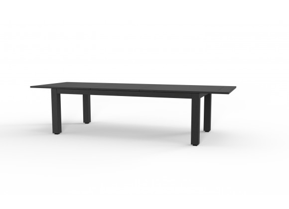 Sunset West Redondo 90"-120" Extension Table - Front Side Angle