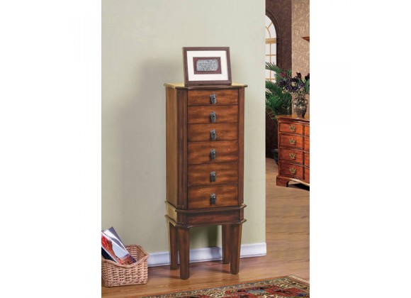 W-Unlimited Bedford Jewelry Armoire with Coffee Lining- Lifestyle