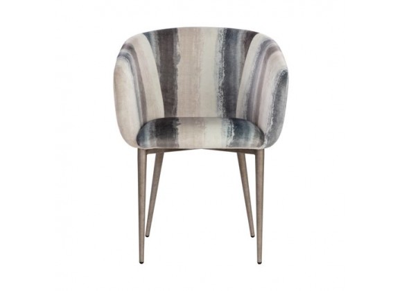 Sunpan Lydia Dining Chair - Shoreline Grey - Front Angle