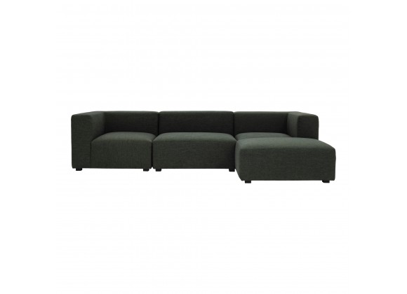 Moe's Home Collection Romy Lounge Modular Sectional Dark Green - Front View