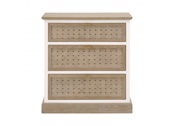 Essentials For Living Weave Entry Cabinet - Front Angle
