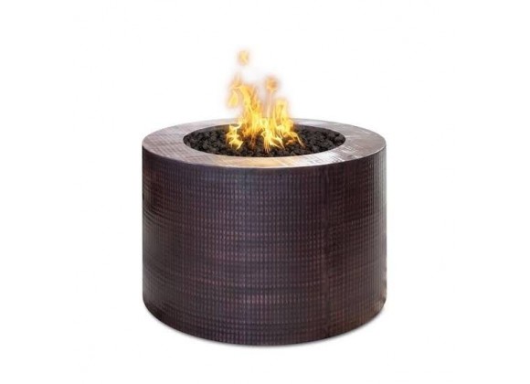 The Outdoor Plus Beverly 30" Fire Pit - Hammered Copper