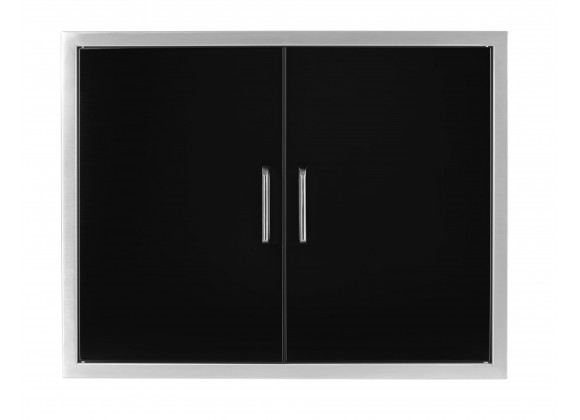 Wildfire Outdoor Living Double Door 30” X 24” 304 Black SS