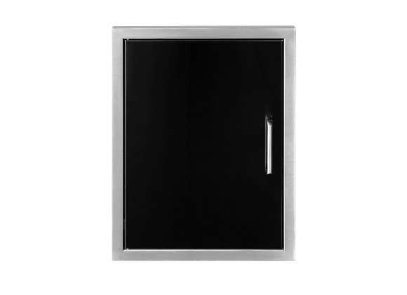  Wildfire Outdoor Living Vertical Single Door 16” X 22” 304 Black SS