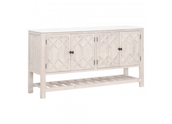Essentials For Living Willow Media Sideboard - Angled View