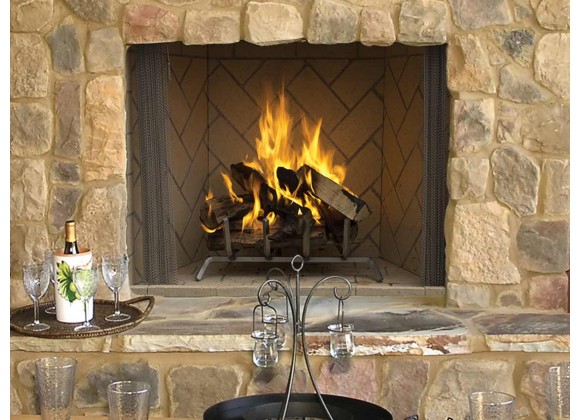 Superior Fireplaces 36" OD Wood burning Masonry Fireplace 