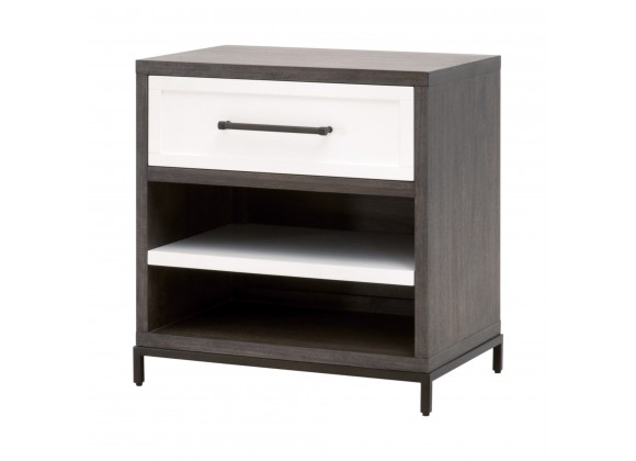 Essentials For Living Wrenn 1-Drawer Nightstand - Front Side Angle