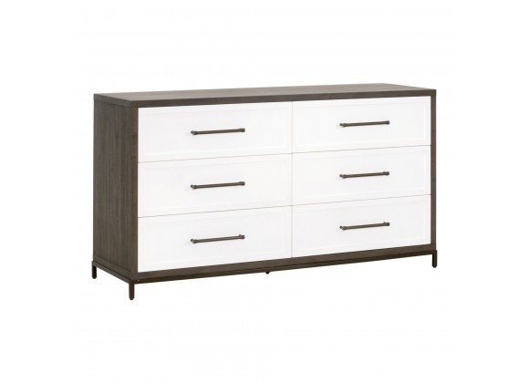 Essentials For Living Wrenn 6-Drawer Double Dresser - Front Side Angle