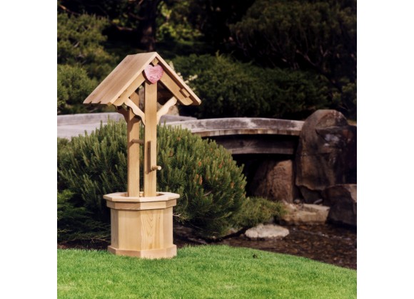 All Things Cedar 4' Wishing Well - Lifestyle