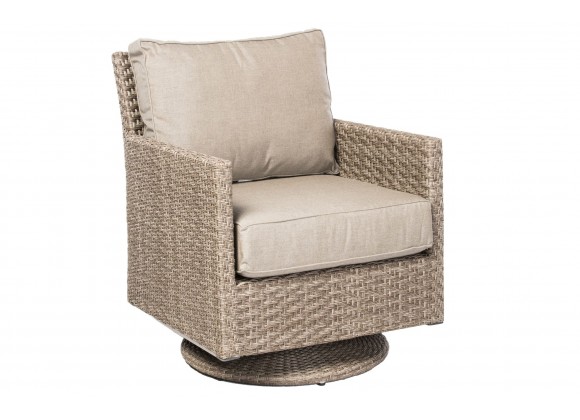 Alfresco Home Cornwall Deep Seating Swivel Glider - Back Side Angle