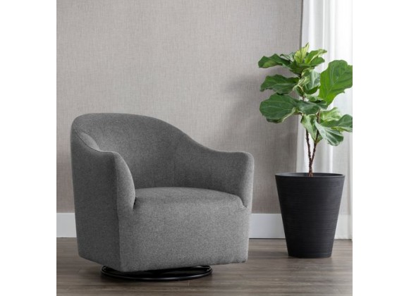 Sunpan Silvana Glider Lounge Chair - Belfast Koala Grey - Lifestyle