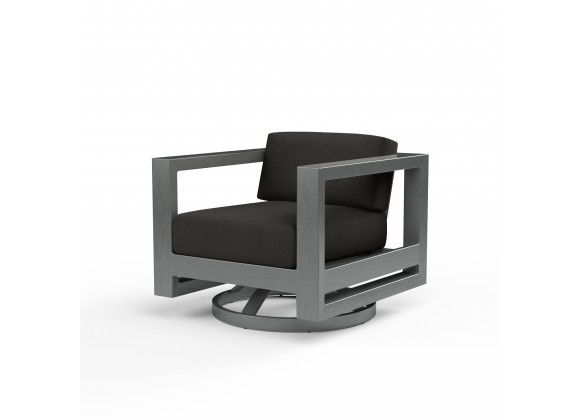 Redondo Swivel Club in Spectrum Carbon, No Welt - Front Side Angle