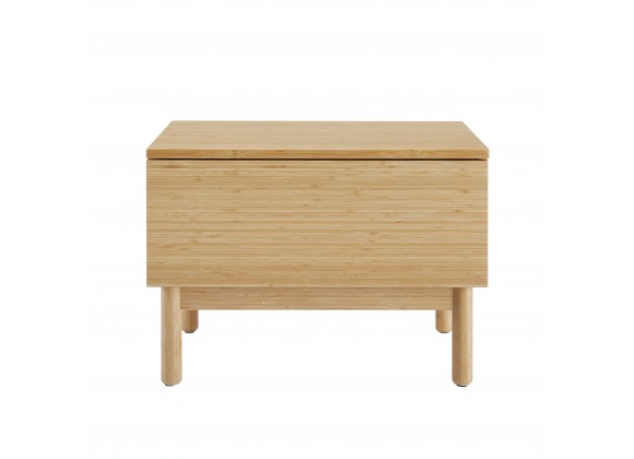 Greenington Monterey 1 Drawer Nightstand, Wheat - Front Angle