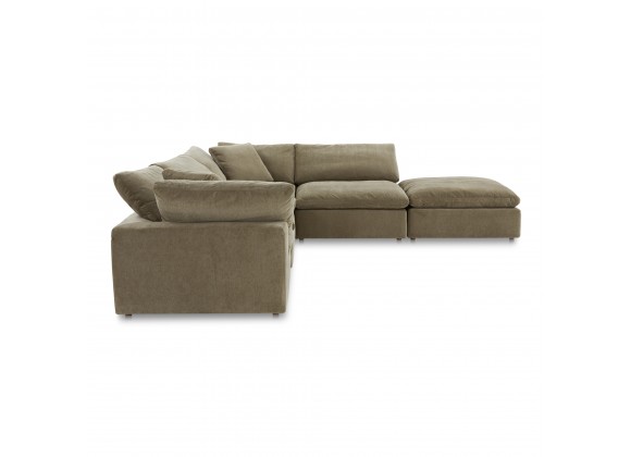 Moe's Home Collection Terra Dream Modular Sectional, Desert Sage - Front Side Angle