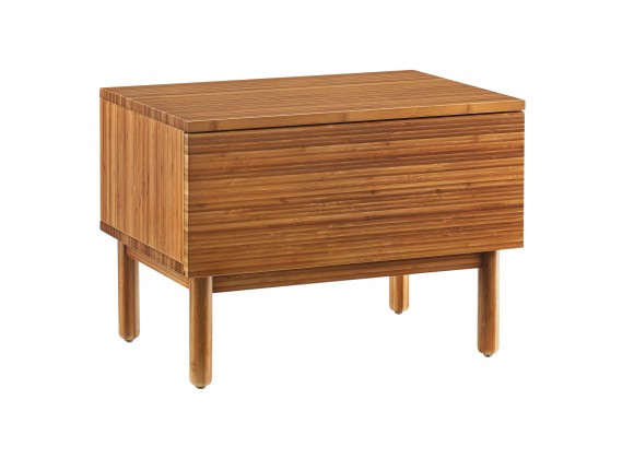Greenington Ventura 1 Drawer Nightstand - Front Side Angle