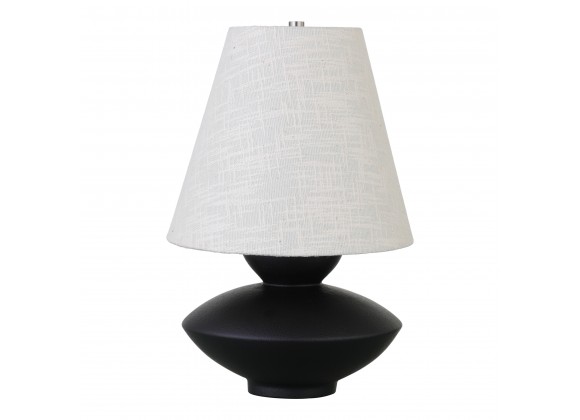 Moe's Home Collection Dell Table Lamp in Black - Front Angle