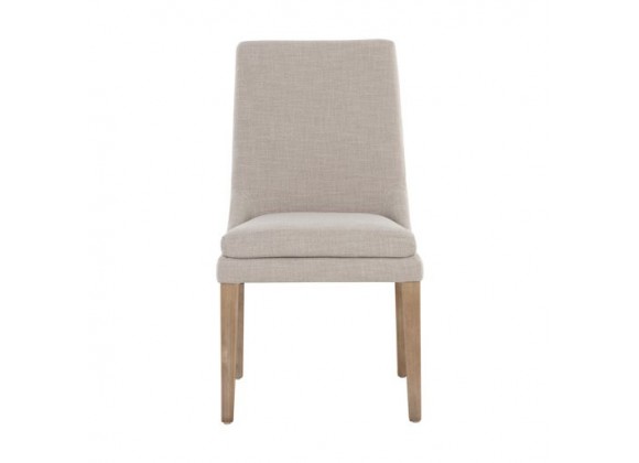 Sunpan Rosine Dining Chair - Effie Flax - Set of Two - Front Angle