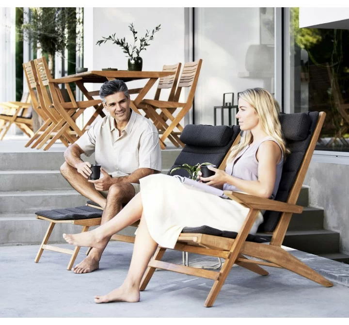 Cane-Line Flip Deck Chair Outdoor View