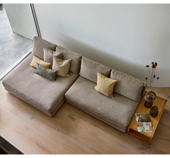 Cane-Line Essence Scatter Cushion INDOOR CM Top View Light Brown