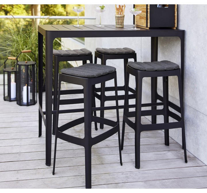Cane-Line Cut Bar Chair, High,-03