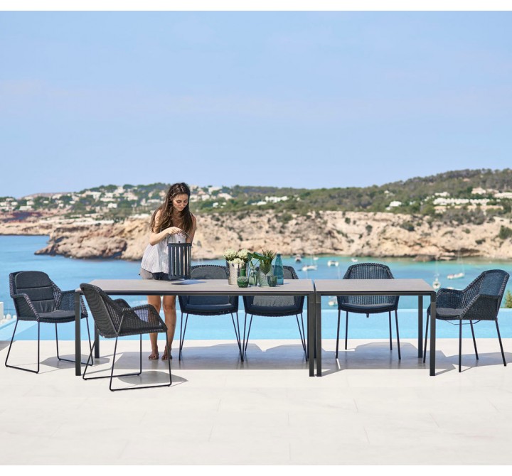 Cane-Line Breeze Chairs - Outdoor View