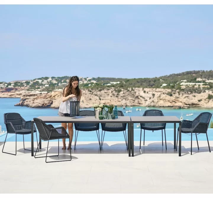 Cane-Line Breeze Chairs - Outdoor View