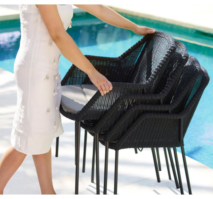 Cane-Line Breeze Chair, Stackable 