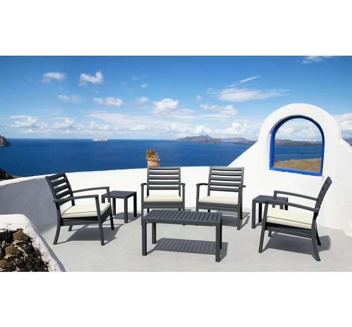 Artemis XL Club Seating Set 7 Piece with Sunbrella® Cushions - 3
