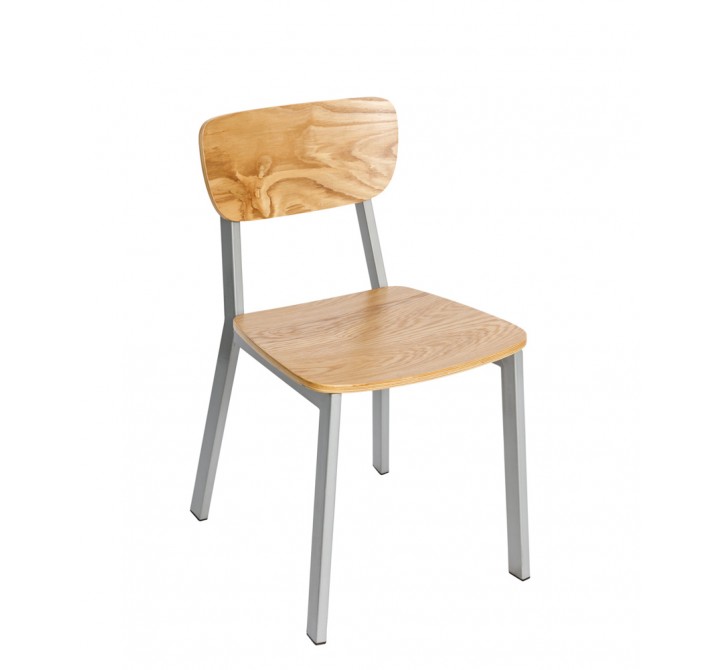 Hamilton Side Chair With Steel Wire Frame - Sand Black Finish