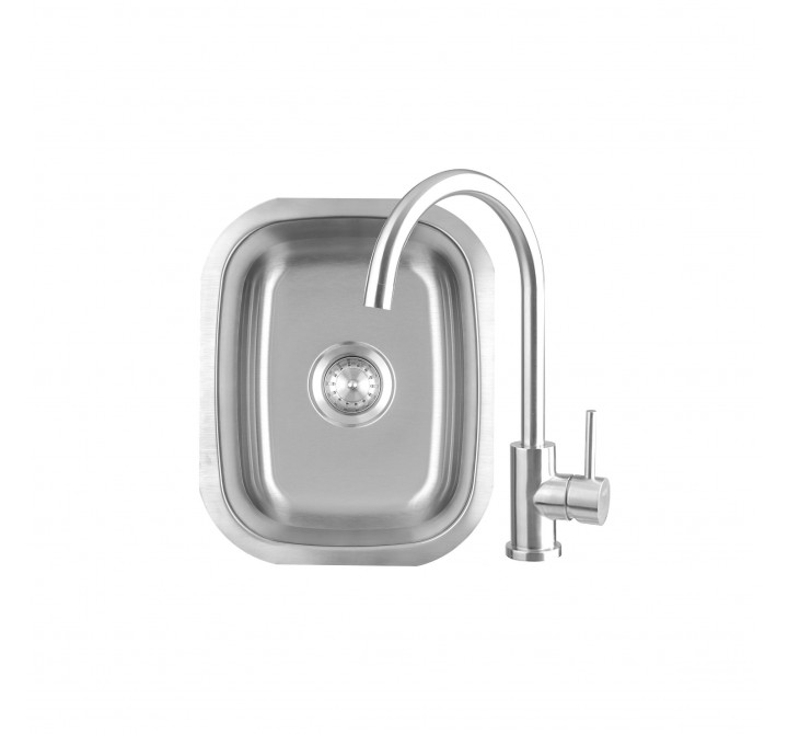TrueFlame 19"x 15" Undermount Sink - Top View