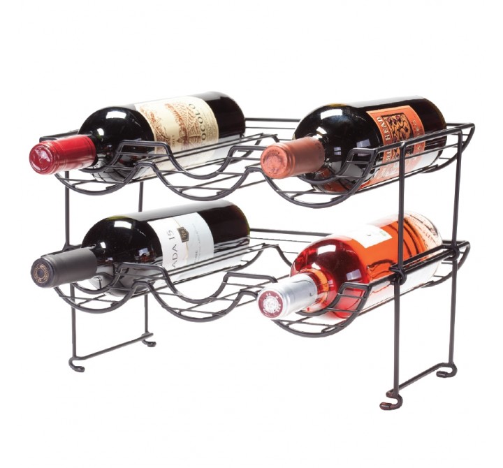 Oenophilia Halfpipe Stackable Wine Rack - Double