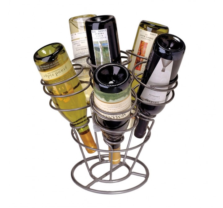 Oenophilia Bottle Bouquet in Gunmetal - With Contents