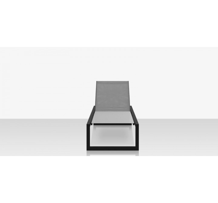 Source Furniture Iconic Aluminum Sling Armless Chaise Lounge