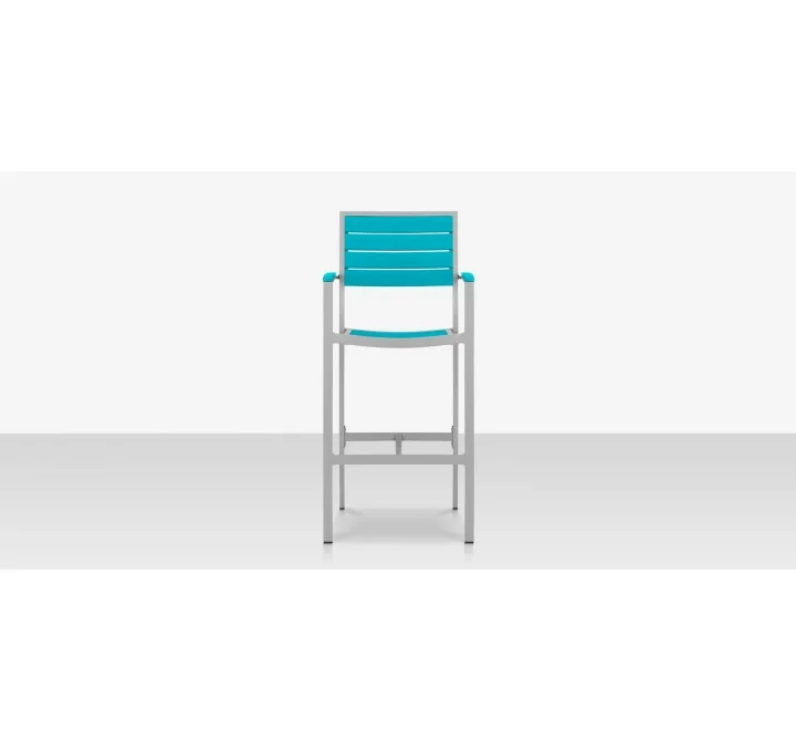 Source Furniture Napa Easton Aluminum Bar Arm Chair