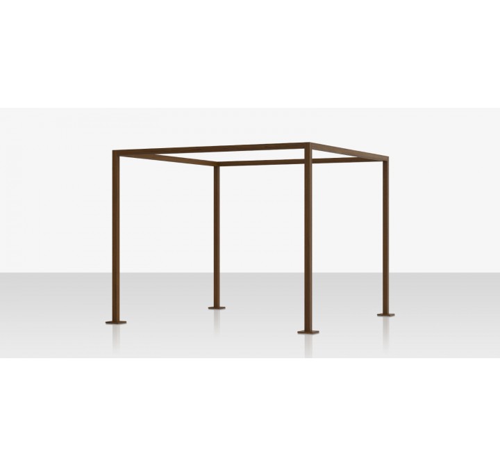 Source Outdoor Furniture Breeze Cabana Frame - 15' - Wood Grain Frame
