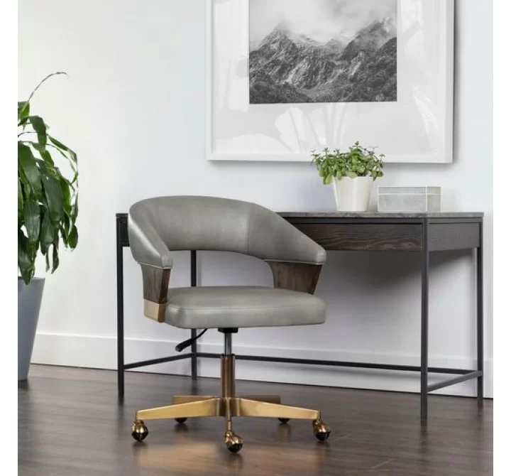 Sunpan Leonce Office Chair - Bravo Metal - Lifestyle