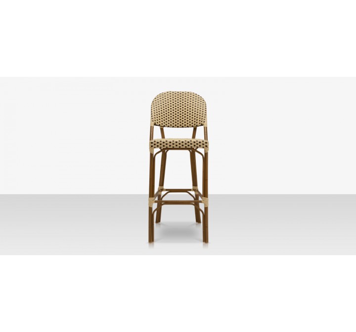 Source Furniture Paris Aluminum Stackable Bar Side Chair 