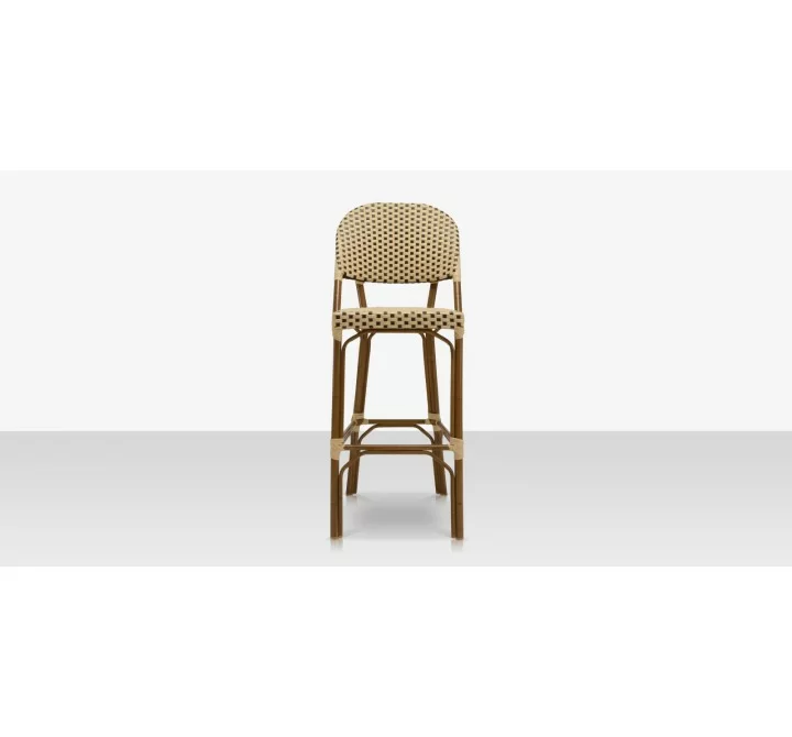 Source Furniture Paris Aluminum Stackable Bar Side Chair 