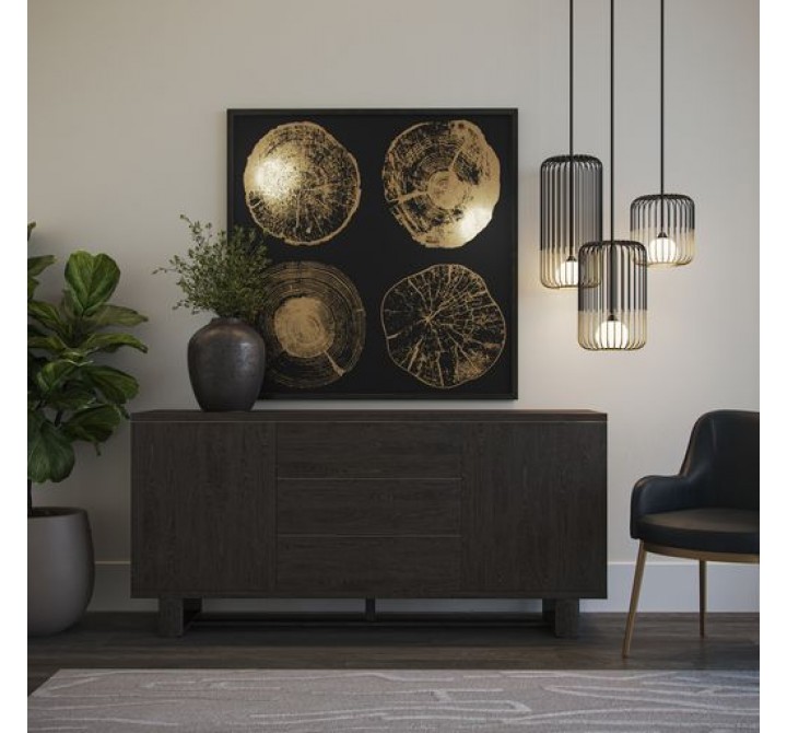 Sunpan Giuletta Sideboard - Dark Brown - Lifestyle