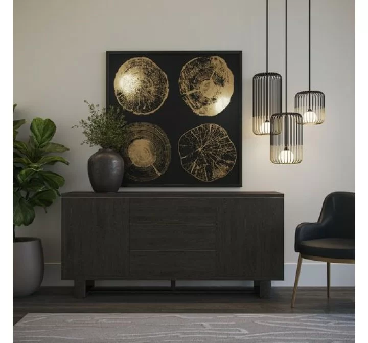 Sunpan Giuletta Sideboard - Dark Brown - Lifestyle