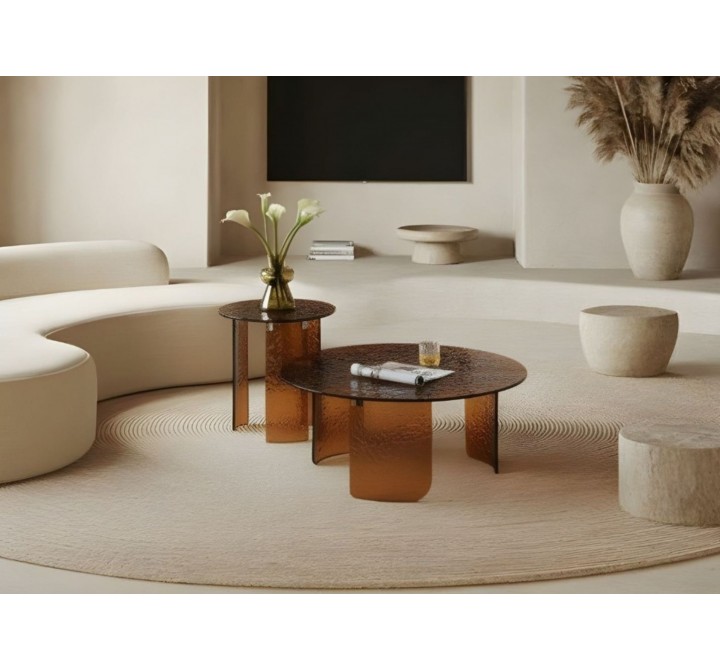Living Rivelle Coffee Table in Bronze- Lifestyle 1