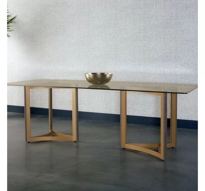 Sunpan Mendoza Dining Table Base - Set of Two - Lifestyle