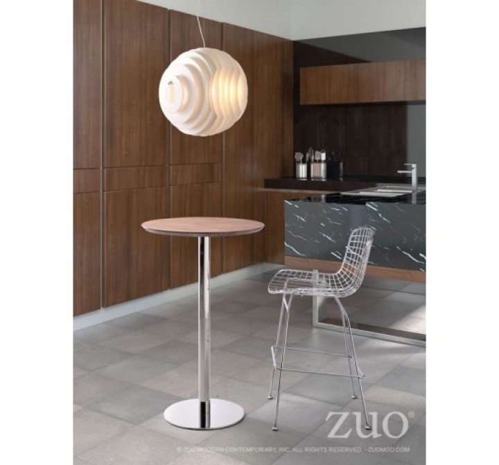 Zuo Modern Bergen Bar Table Walnut