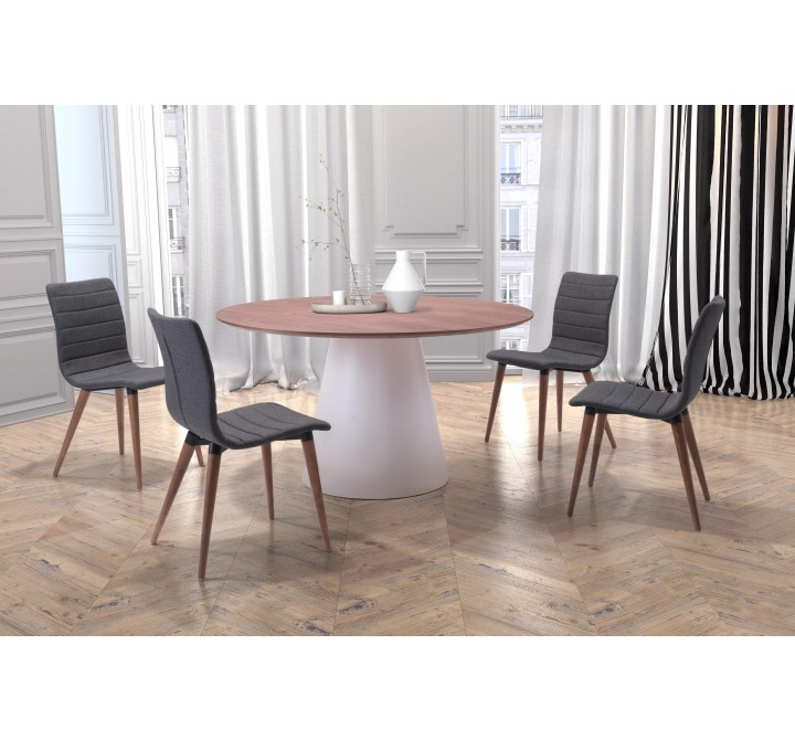 Zuo Modern Jericho Dining Chair in Gray - Lifestyle