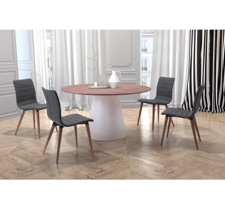 Zuo Modern Jericho Dining Chair in Gray - Lifestyle