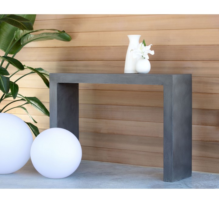  SUNPAN Axle Console Table - Grey - Lifestyle