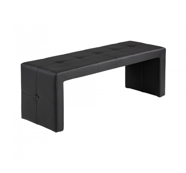 SUNPAN Lester Bench - Black, Frontview 2