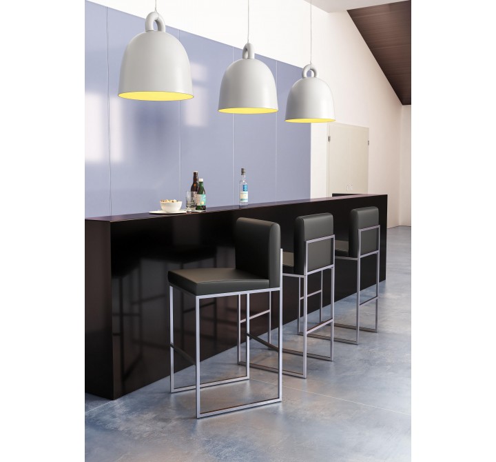 Zuo Modern Genoa Barstool Gray - Lifestyle